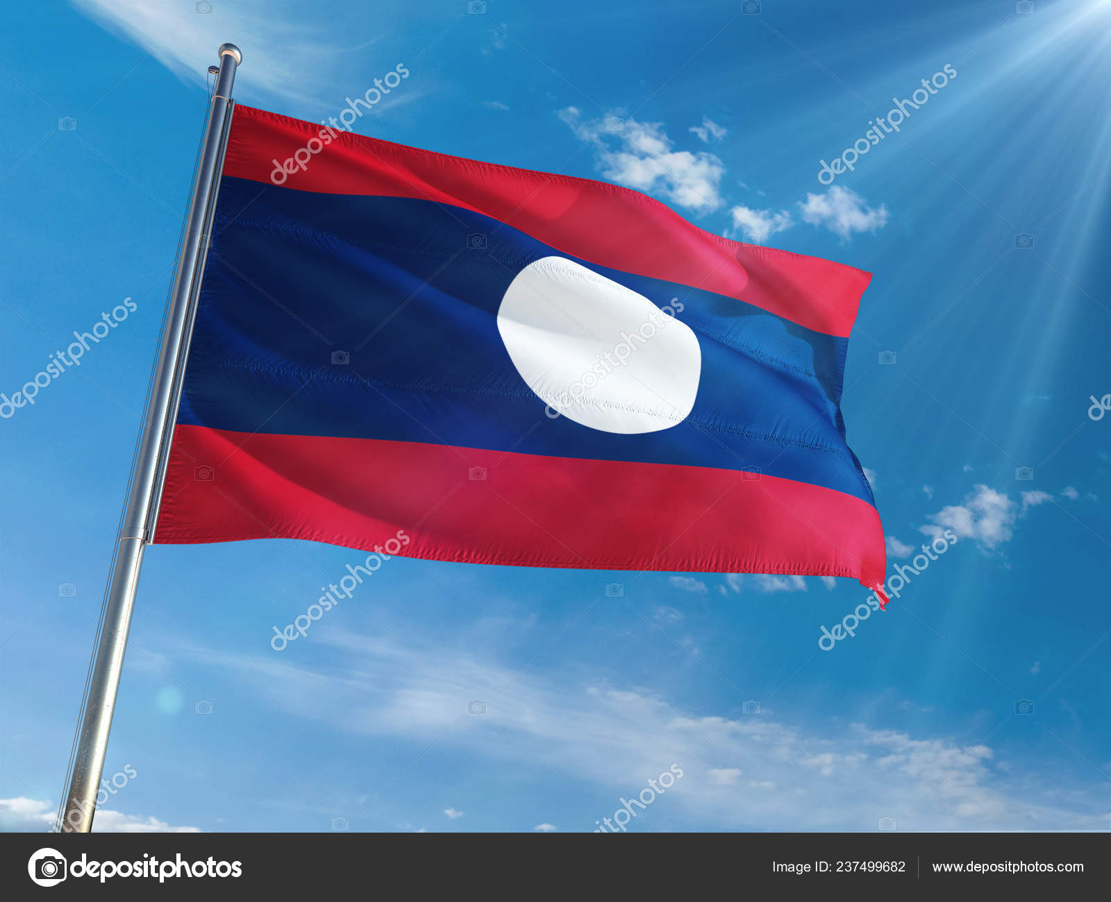 Detail Gambar Bendera Laos Nomer 7