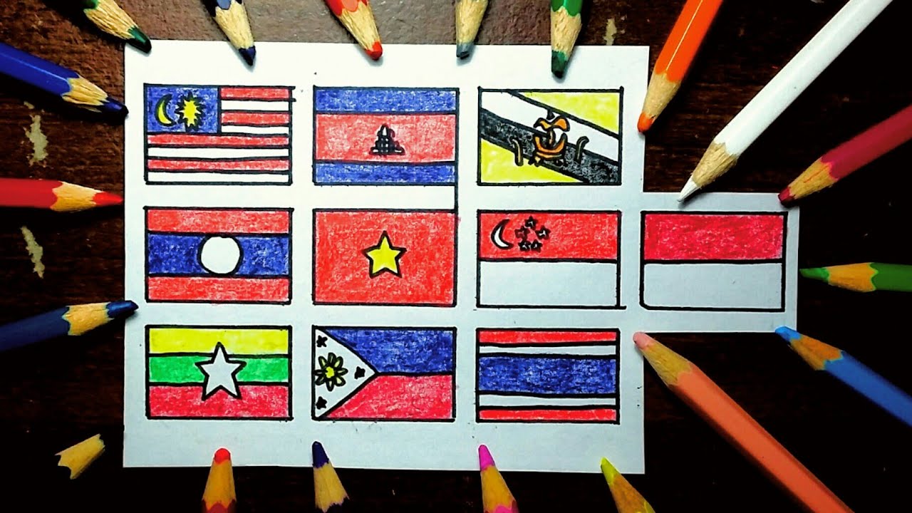 Detail Gambar Bendera Negara Anggota Asean Nomer 38