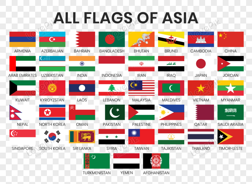 Detail Gambar Bendera Negara Asia Nomer 7