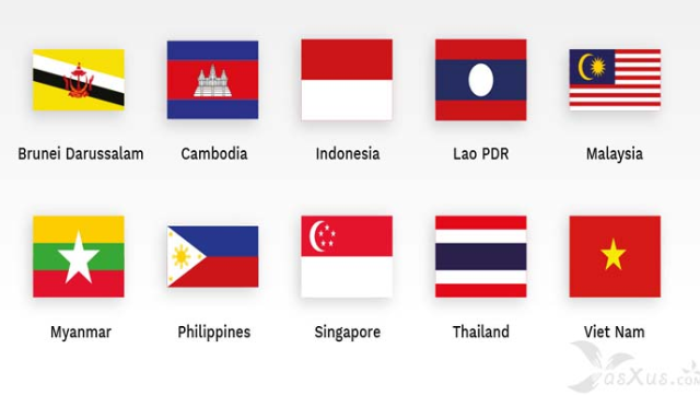 Detail Gambar Bendera Negara Asia Tenggara Nomer 22