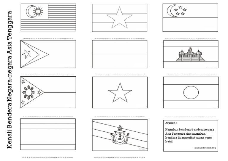Detail Gambar Bendera Negara Asia Tenggara Nomer 27