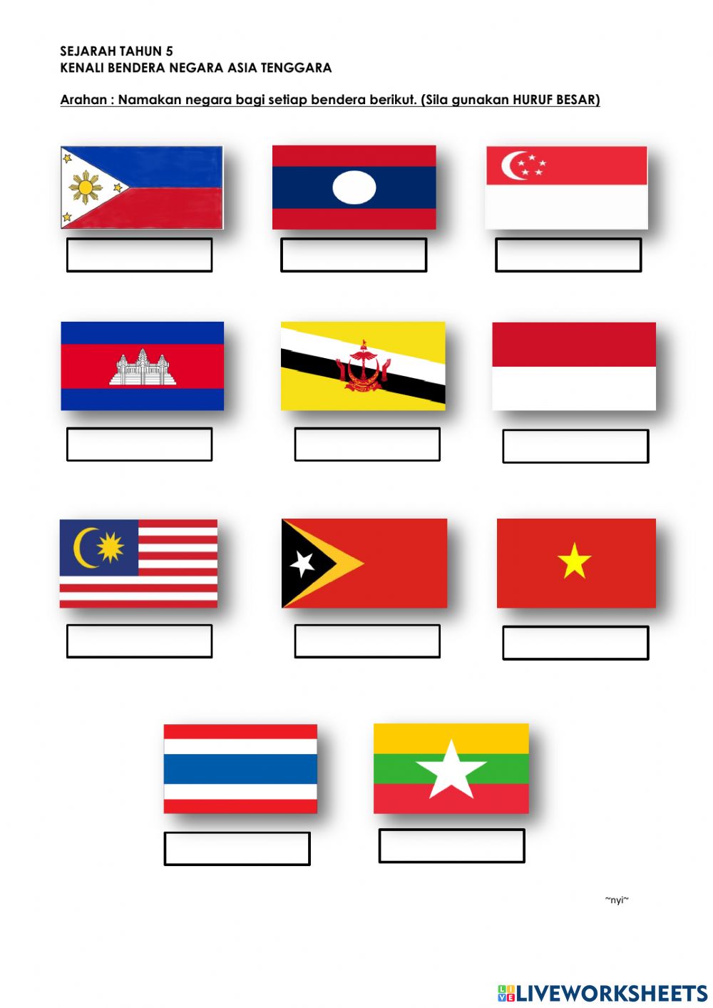 Detail Gambar Bendera Negara Asia Tenggara Nomer 9