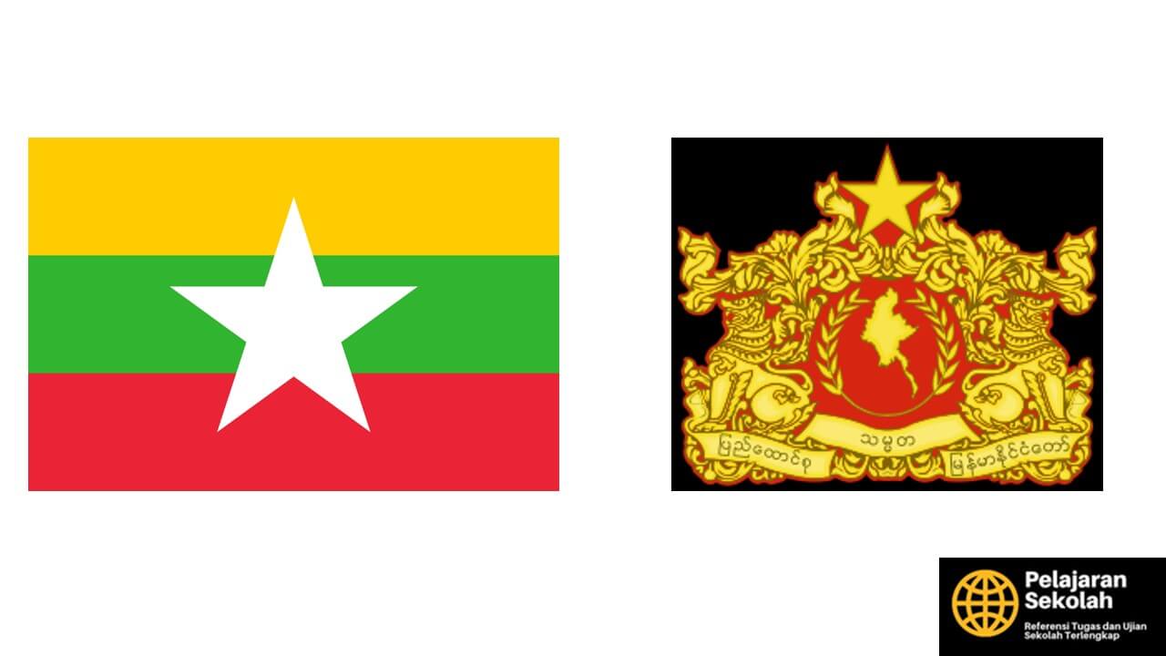 Detail Gambar Bendera Negara Myanmar Nomer 17