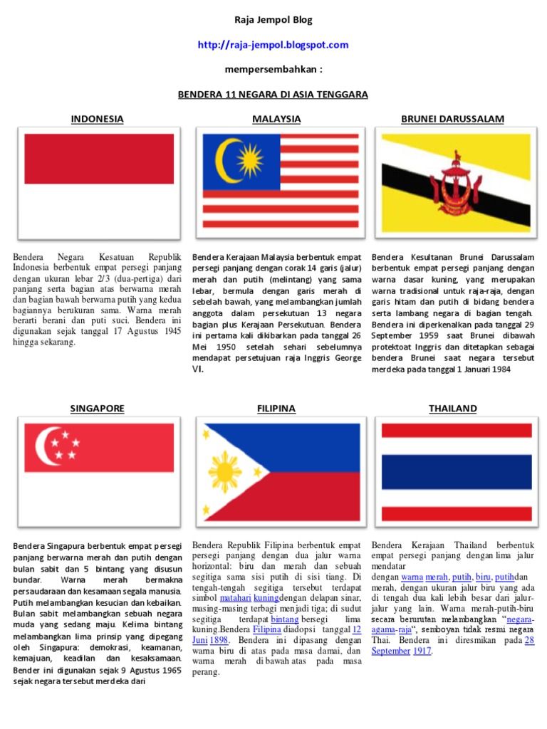 Detail Gambar Bendera Negara Negara Asean Nomer 22
