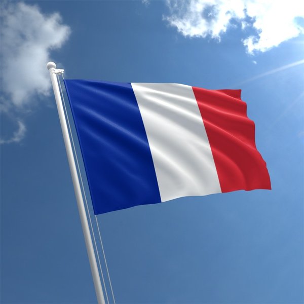 Detail Gambar Bendera Negara Perancis Nomer 4