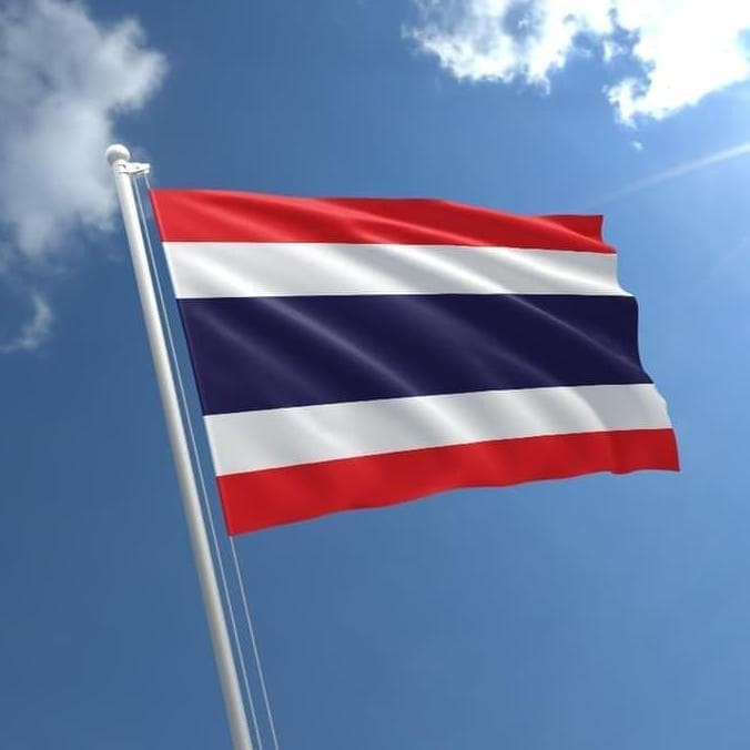 Detail Gambar Bendera Negara Thailand Nomer 4