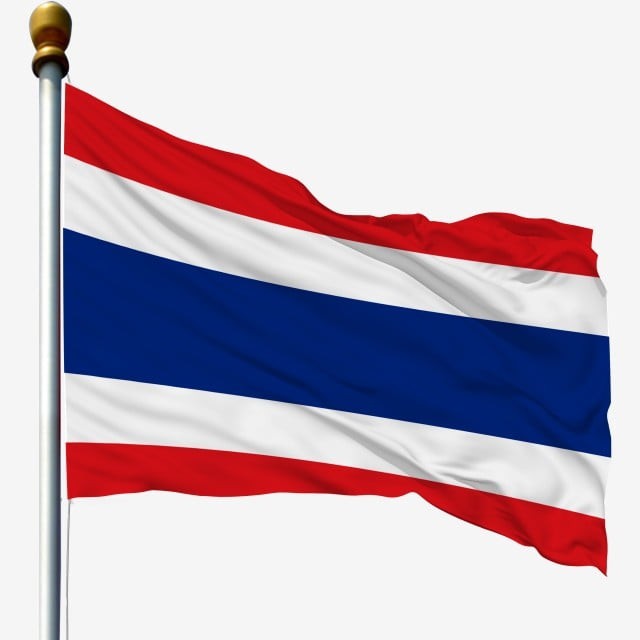 Detail Gambar Bendera Negara Thailand Nomer 9