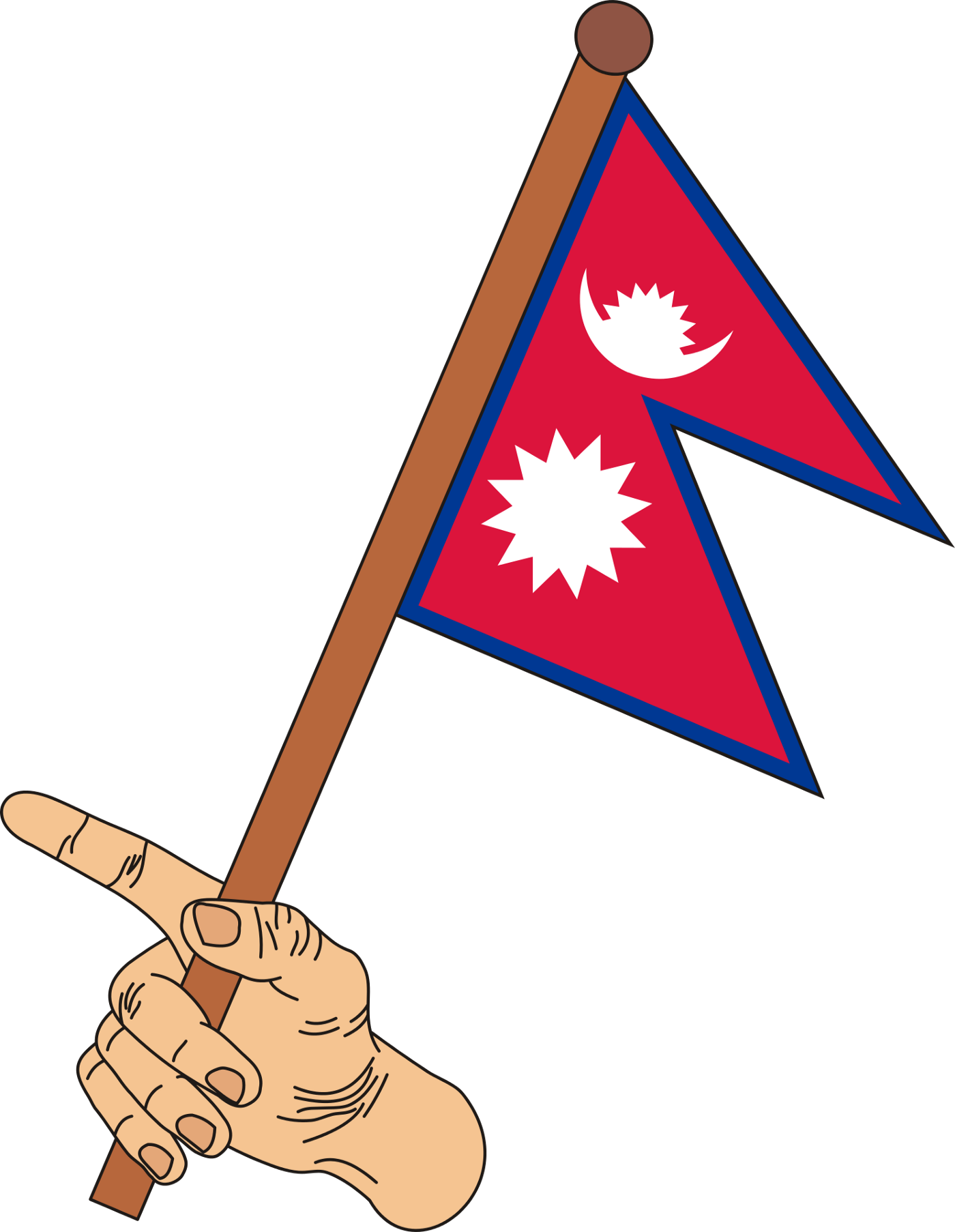 Detail Gambar Bendera Nepal Nomer 23