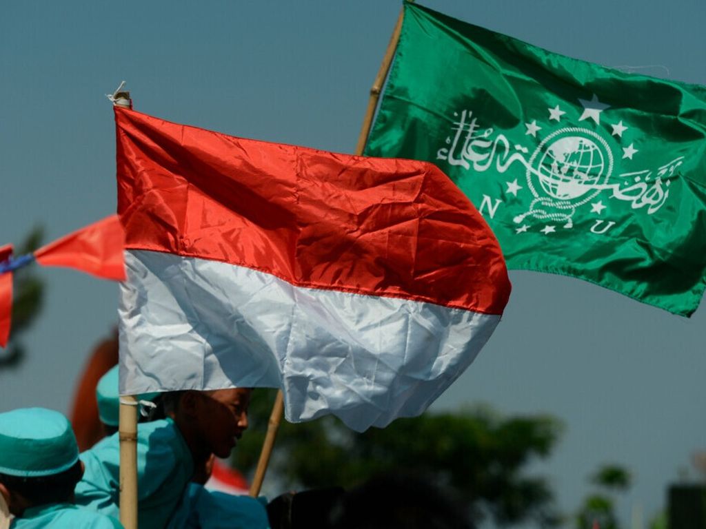 Detail Gambar Bendera Nu Dan Merah Putih Nomer 7