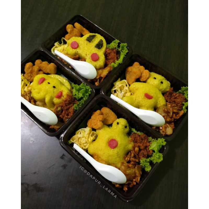 Detail Gambar Bento Nasi Kuning Nomer 22