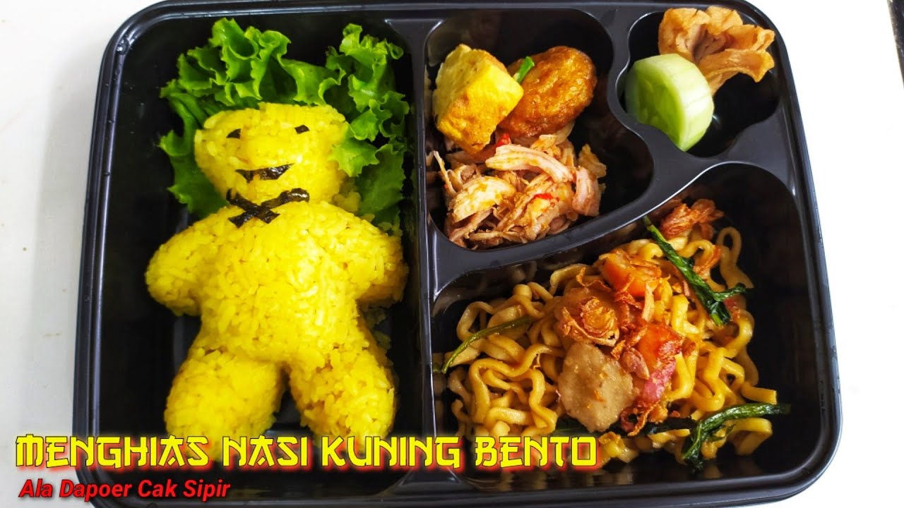 Detail Gambar Bento Nasi Kuning Nomer 4