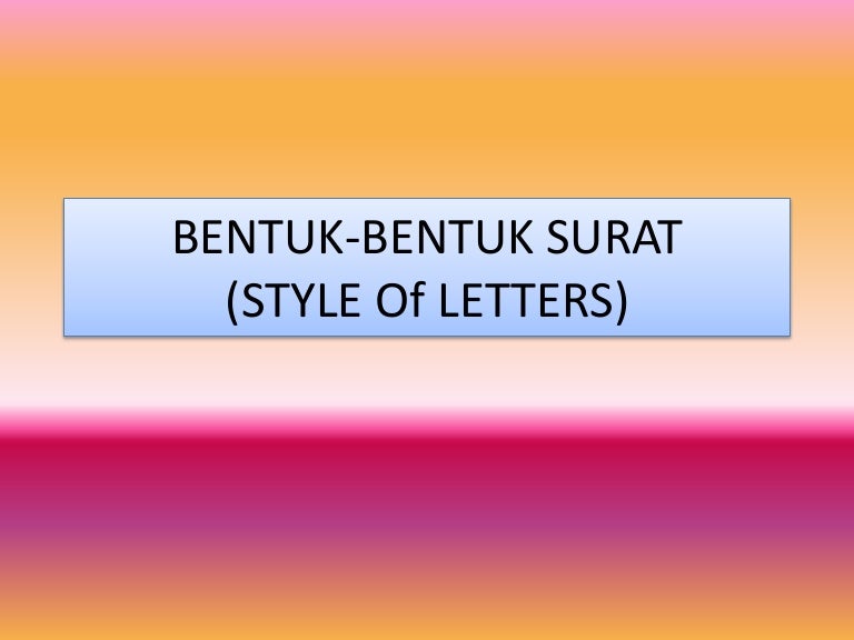 Detail Gambar Bentuk Bentuk Surat Nomer 44