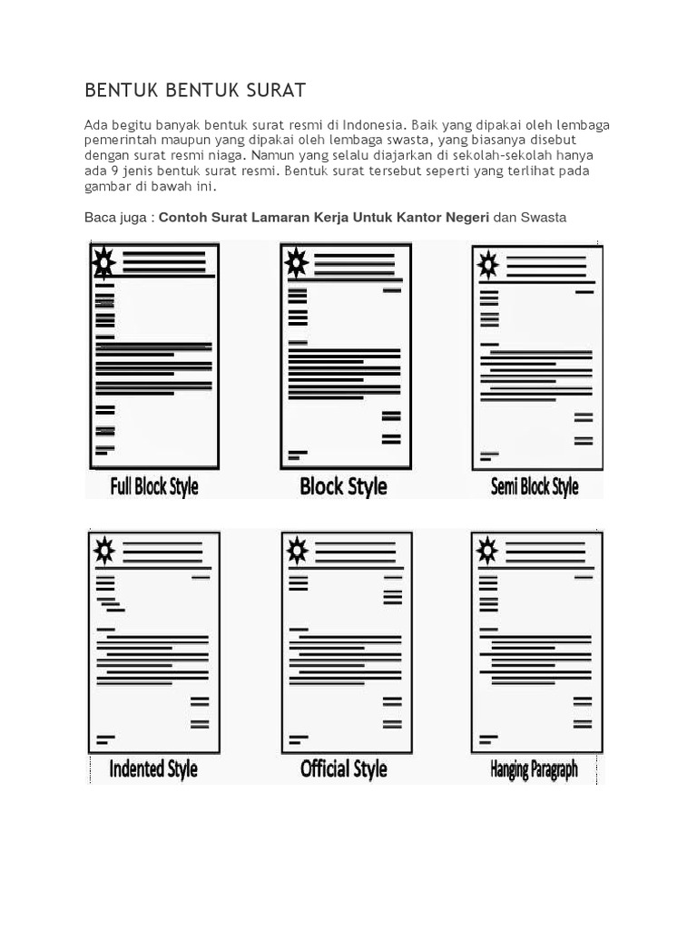 Detail Gambar Bentuk Bentuk Surat Nomer 9
