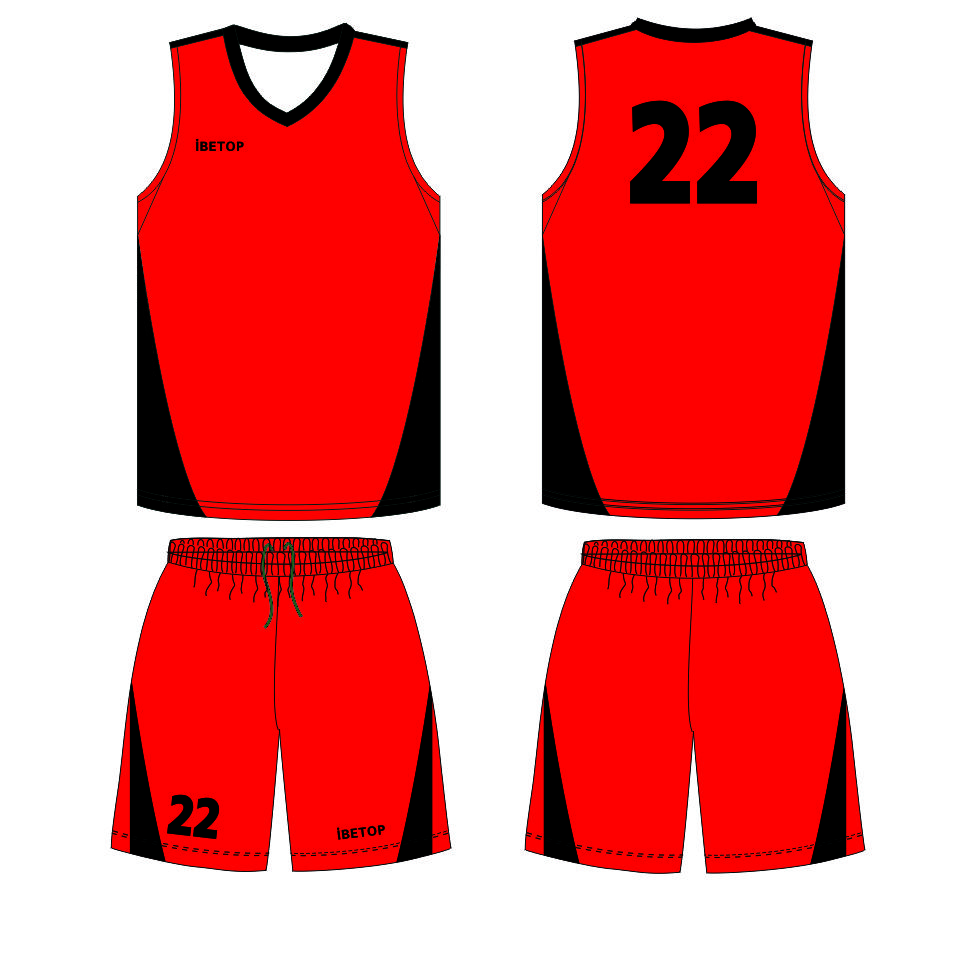 Detail Basketball Uniform Plain Nomer 12