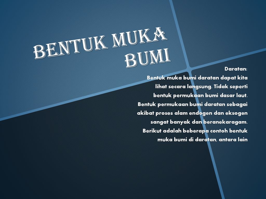 Detail Gambar Bentuk Muka Bumi Daratan Nomer 41