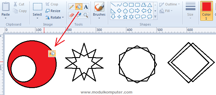 Detail Gambar Bentuk Sederhana Dengan Paint Nomer 9