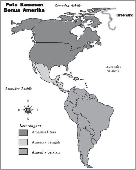 Detail Gambar Benua Amerika Hitam Putih Nomer 6