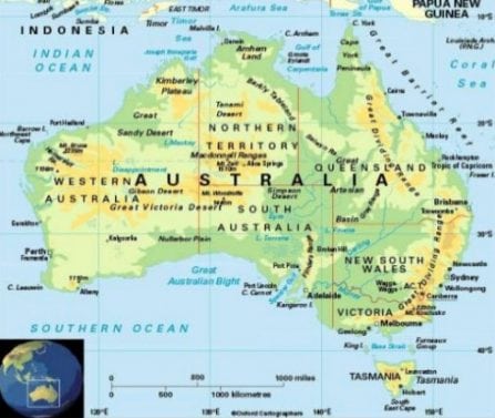 Detail Gambar Benua Australia Dan Ibukota Nomer 12