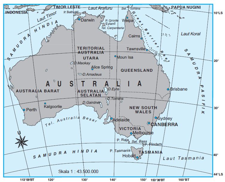 Detail Gambar Benua Australia Dan Ibukota Nomer 42