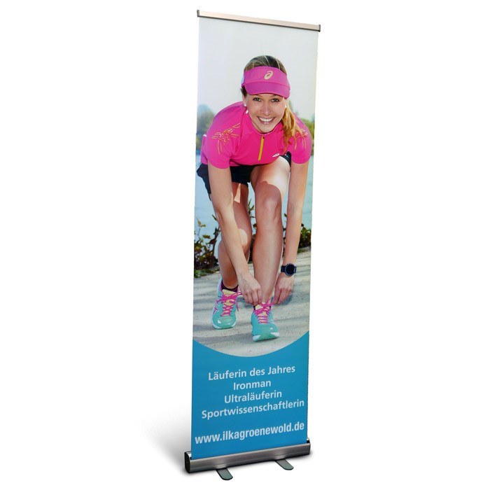 Detail Roll Up Display Holz Nomer 10