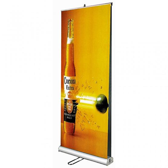Detail Roll Up Display Holz Nomer 3