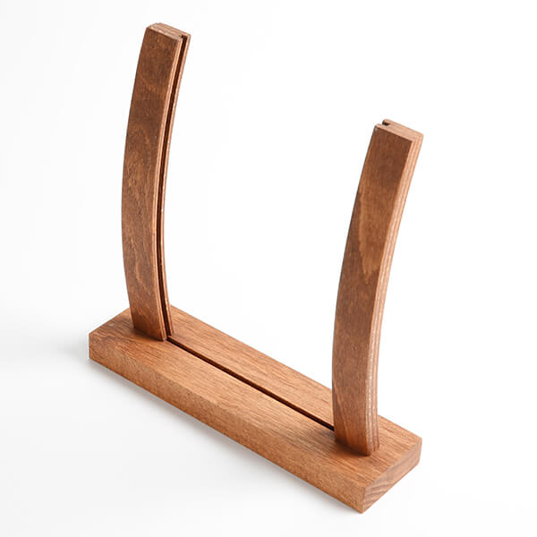 Detail Roll Up Display Holz Nomer 4