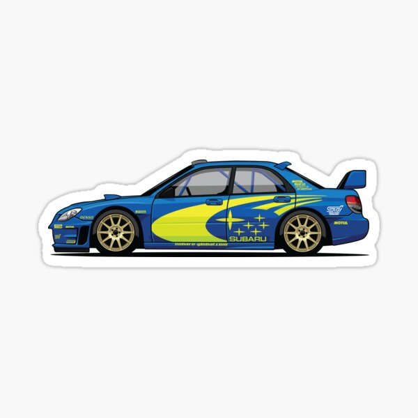 Detail Subaru Impreza Rally Aufkleber Nomer 7