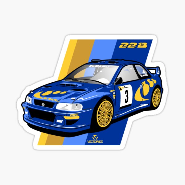 Detail Subaru Impreza Rally Aufkleber Nomer 6