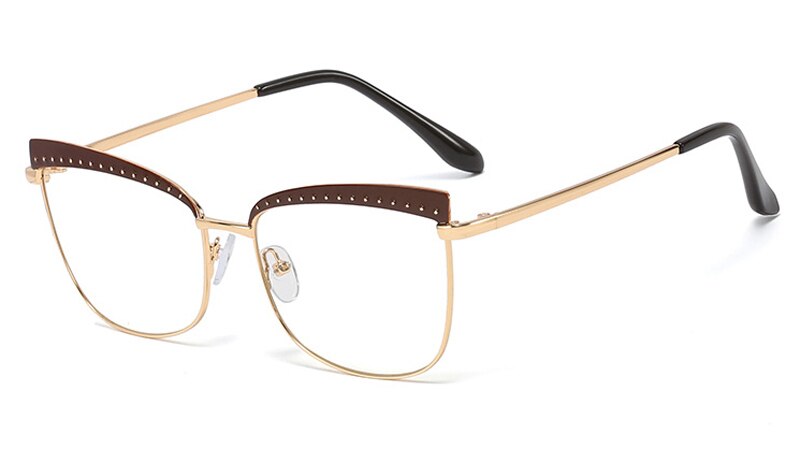 Detail Brille Goldener Rahmen Nomer 22