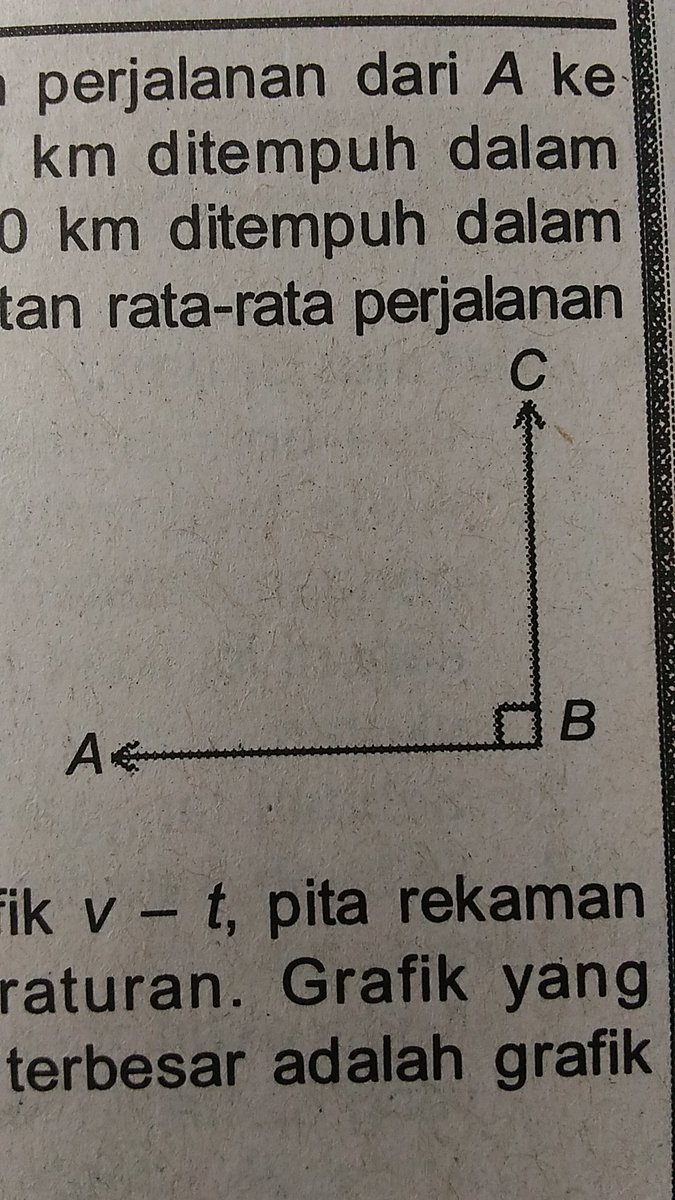 Detail Gambar Berikut Melukiskan Perjalanan Dari A Ke C Melalui B Nomer 2