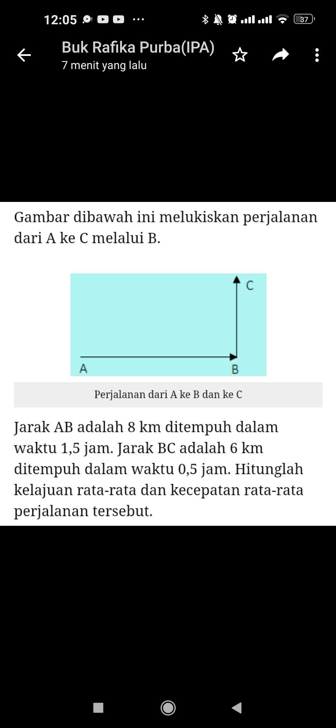 Detail Gambar Berikut Melukiskan Perjalanan Dari A Ke C Melalui B Nomer 25