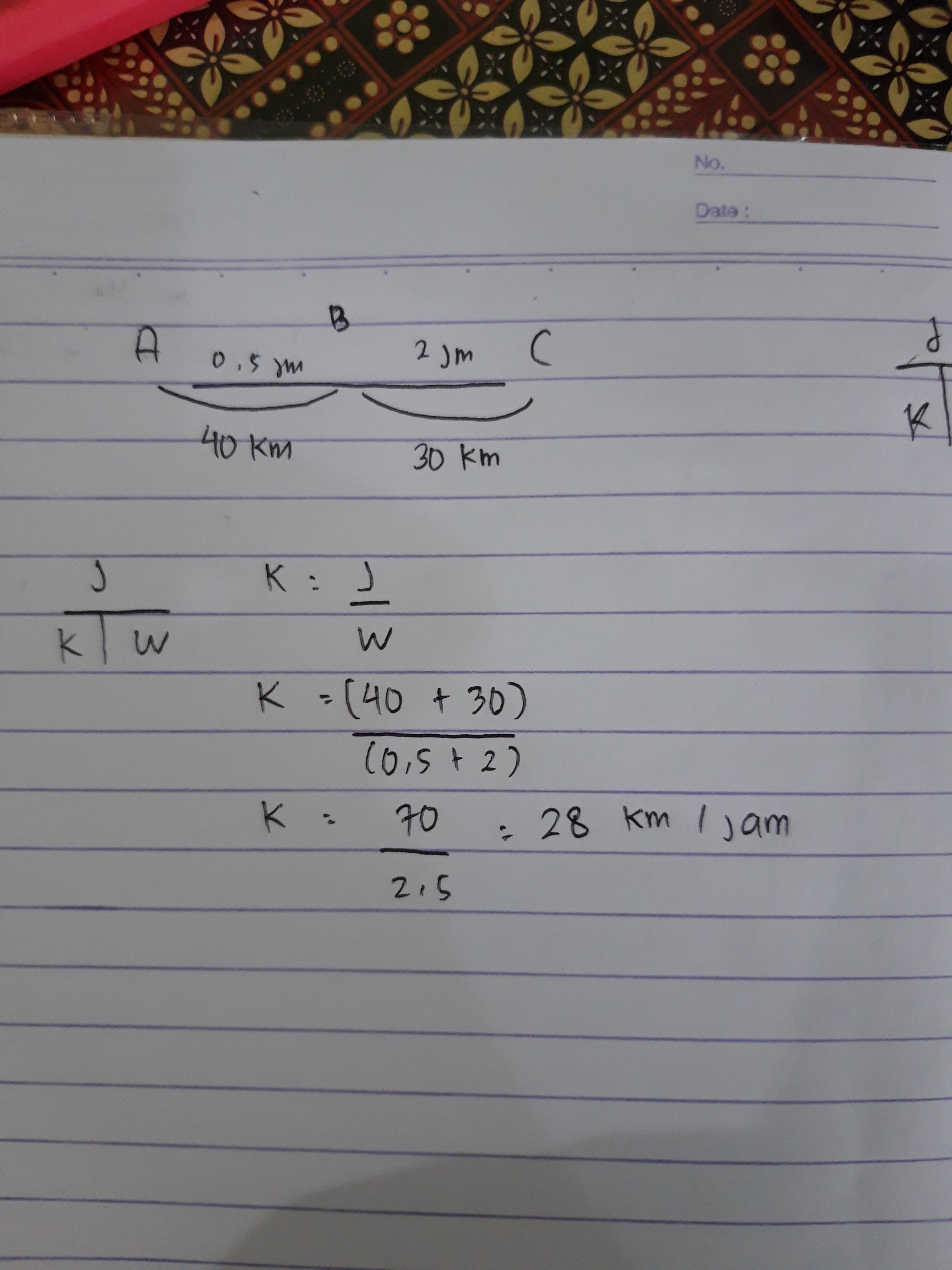 Detail Gambar Berikut Melukiskan Perjalanan Dari A Ke C Melalui B Nomer 4