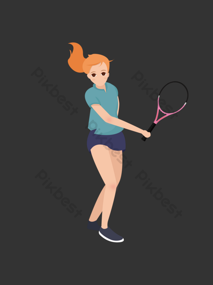 Detail Gambar Bermain Tenis Kartun Nomer 51