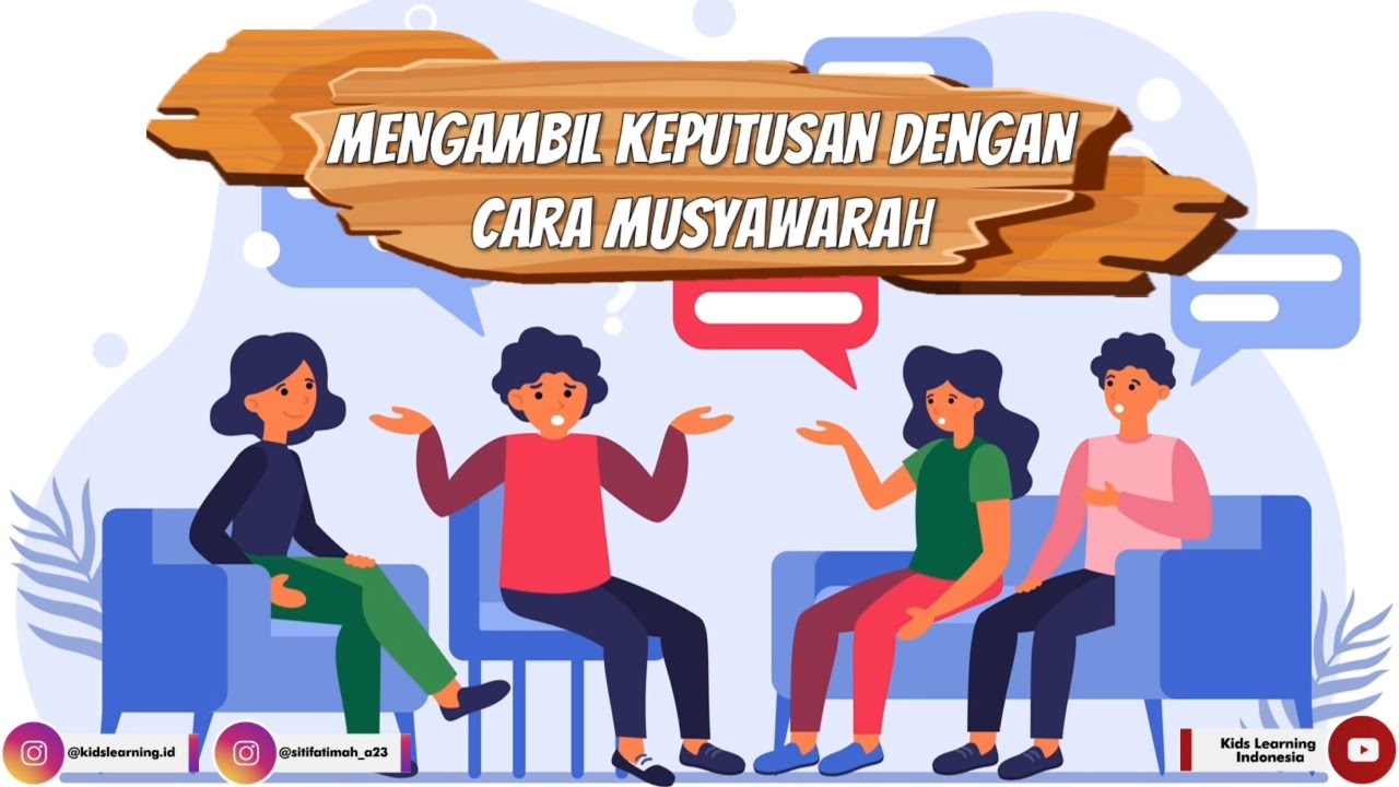 Detail Gambar Bermusyawarah Animasi Nomer 31