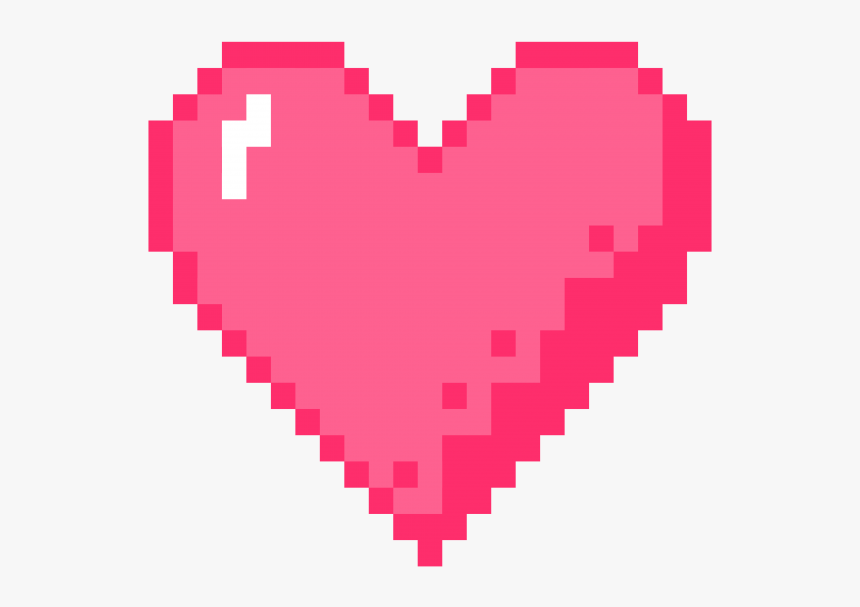 Detail Heart Pixel Art Nomer 13