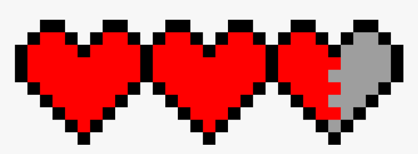 Detail Heart Pixel Art Nomer 17