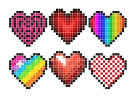 Detail Heart Pixel Art Nomer 18