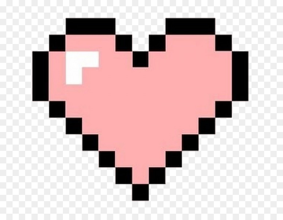 Detail Heart Pixel Art Nomer 7
