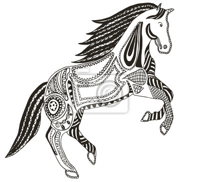 Detail Muster Pferd Nomer 8