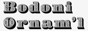 Detail Bodoni Ornaments Font Nomer 6