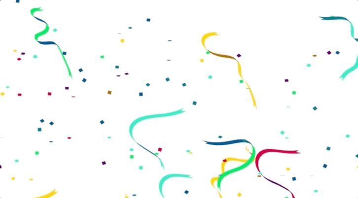 Detail Confetti Animation Powerpoint Nomer 2