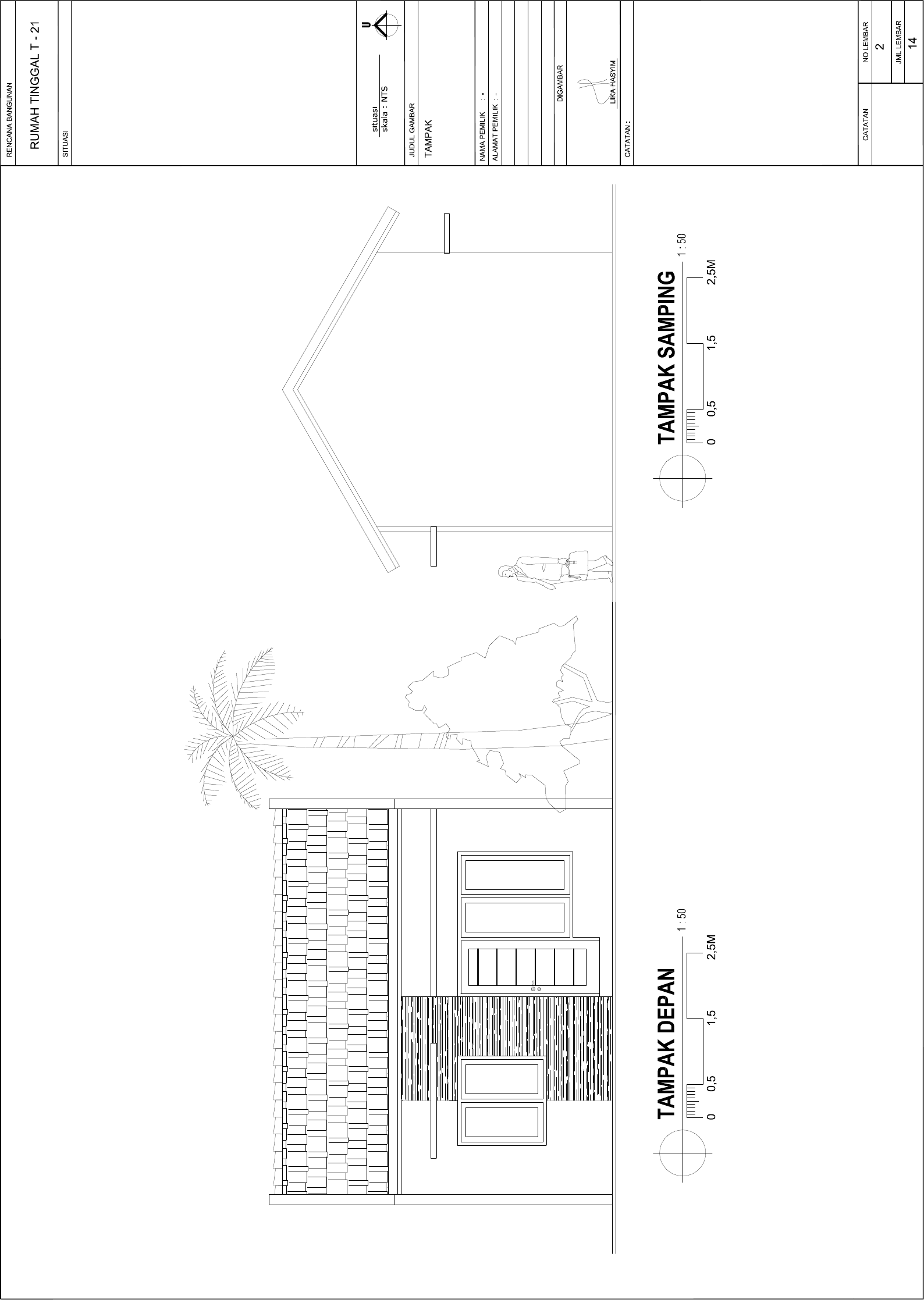 Detail Gambar Bestek Rumah Type 21 Nomer 12