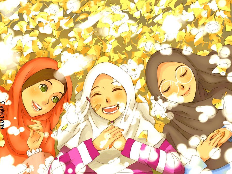 Detail Gambar Bff 3 Orang Muslimah Nomer 10