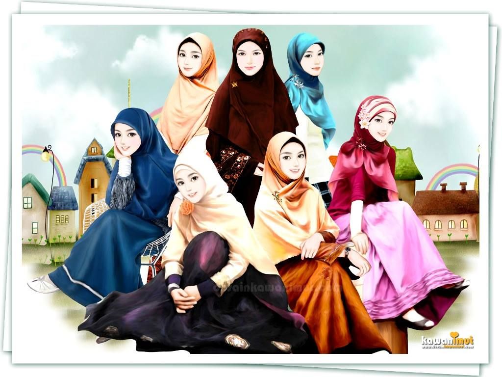 Detail Gambar Bff 4 Orang Muslimah Nomer 19