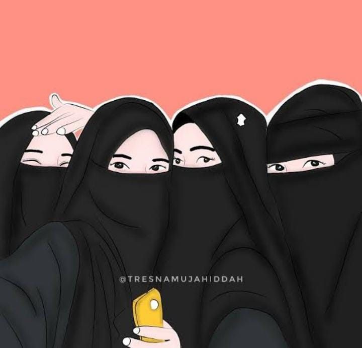 Detail Gambar Bff 4 Orang Muslimah Nomer 25