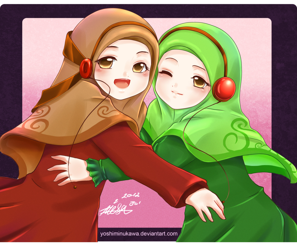 Detail Gambar Bff 4 Orang Muslimah Nomer 53