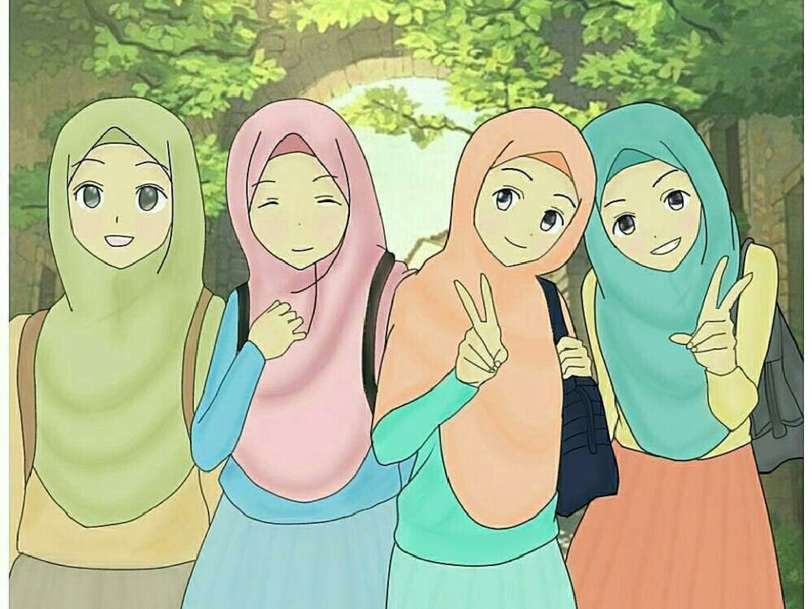 Detail Gambar Bff Muslimah Nomer 28