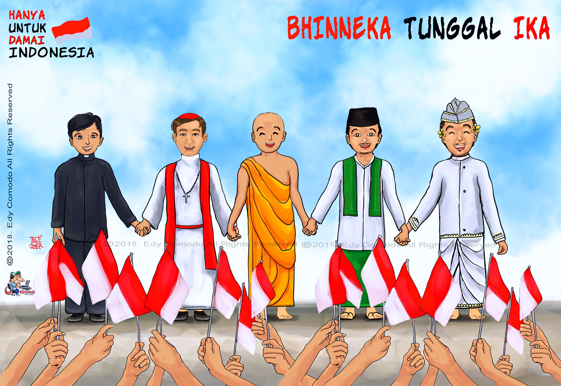 Detail Gambar Bhinneka Tunggal Ika Nomer 28