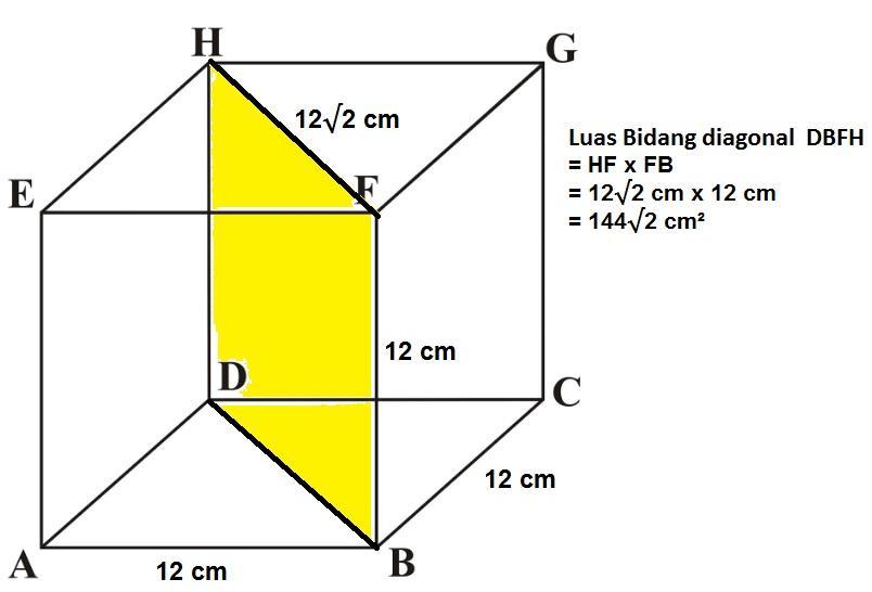 Detail Gambar Bidang Diagonal Kubus Nomer 54