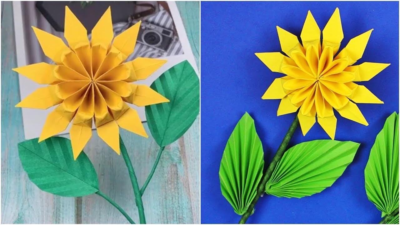 Detail Gambar Bikin Bunga Dari Kertas Origami Nomer 24